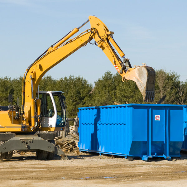 is there a minimum or maximum amount of waste i can put in a residential dumpster in Westlake Village California